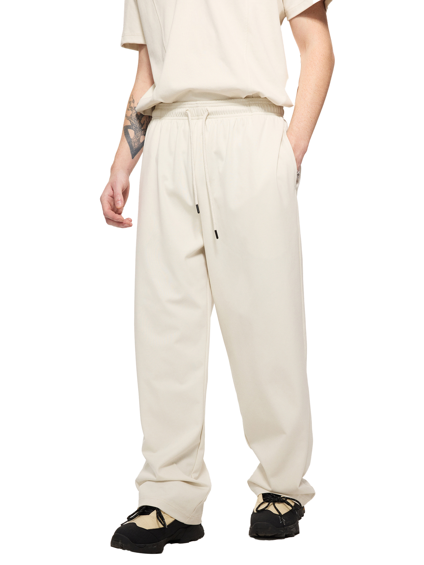WAKE UP Mesh-Lined Quick-Dry Athletic Leg Pants