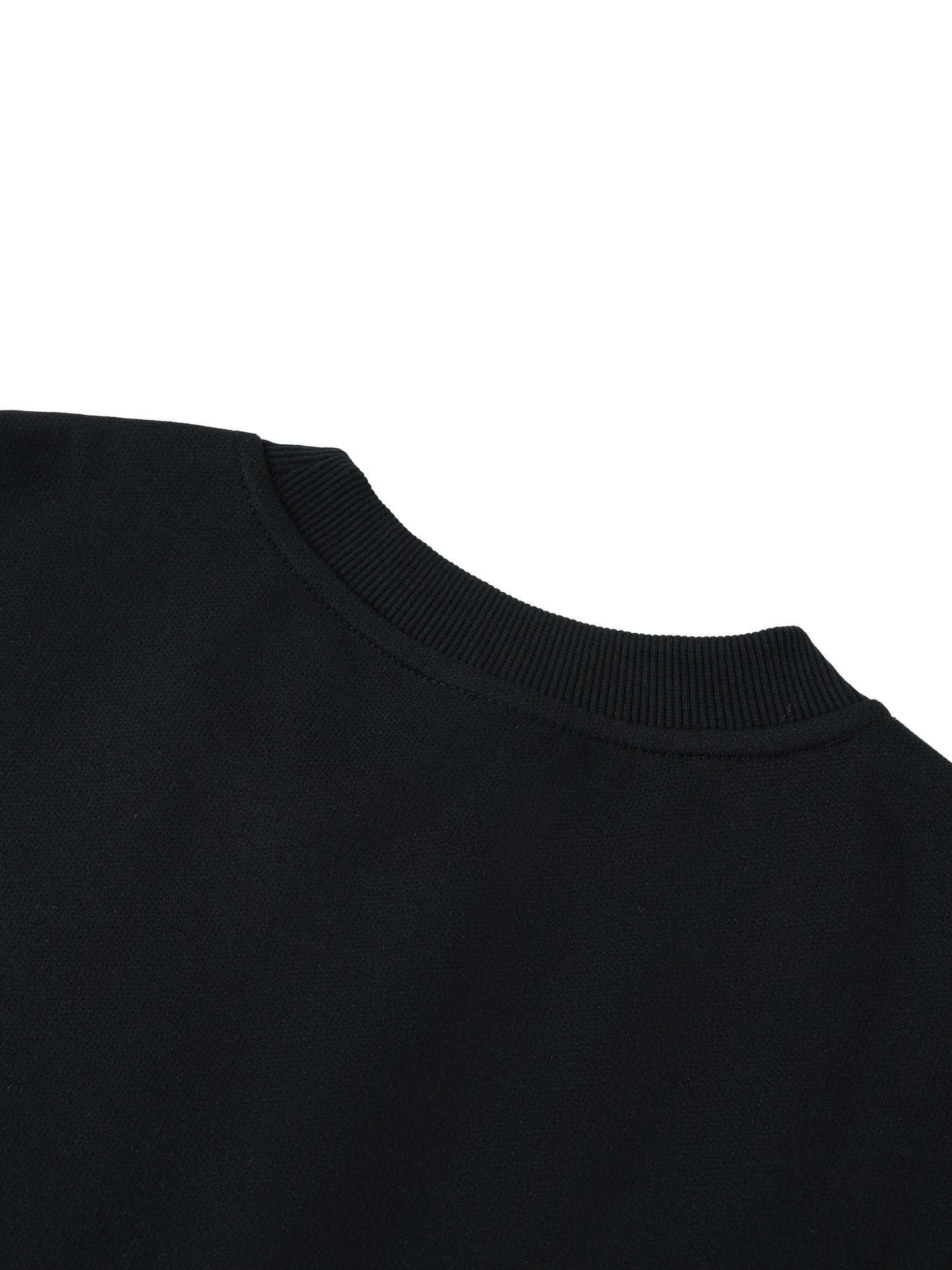 WAKE UP Oversized Crewneck Taped Sweatshirt