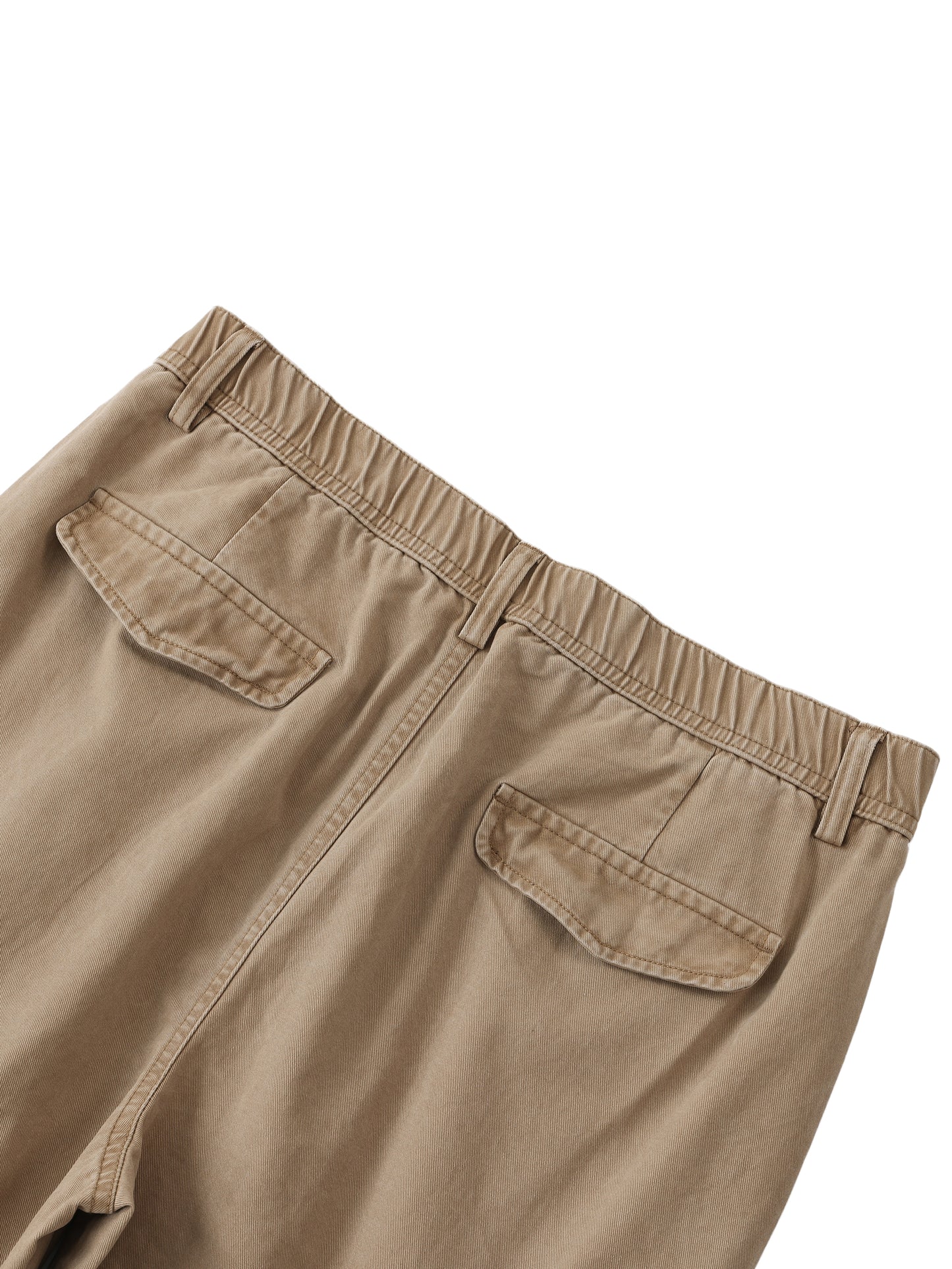 WAKE UP Cotton Elastic-Waist Cargo Pants