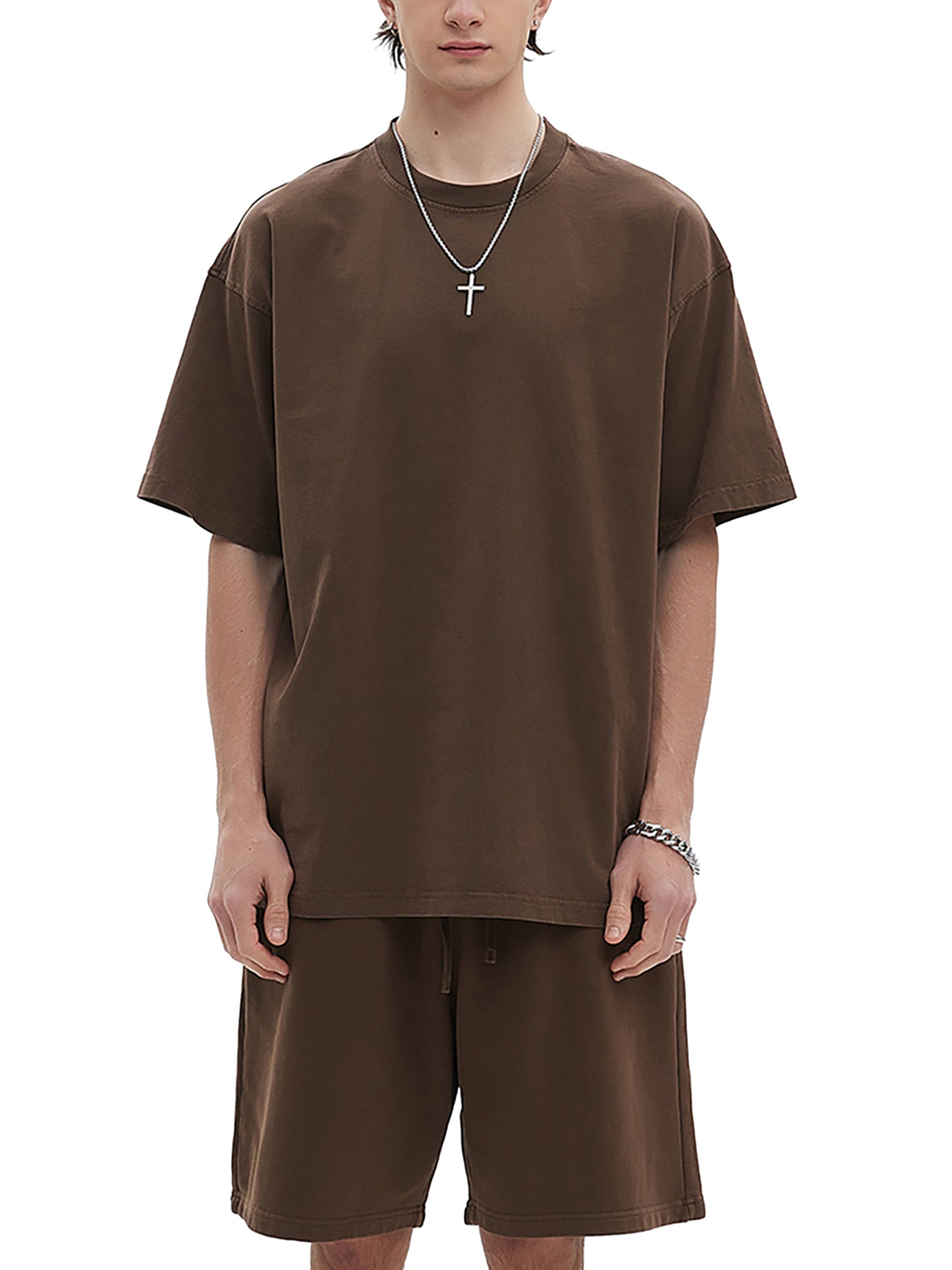 WAKE UP Enzyme Washed T-Shirt