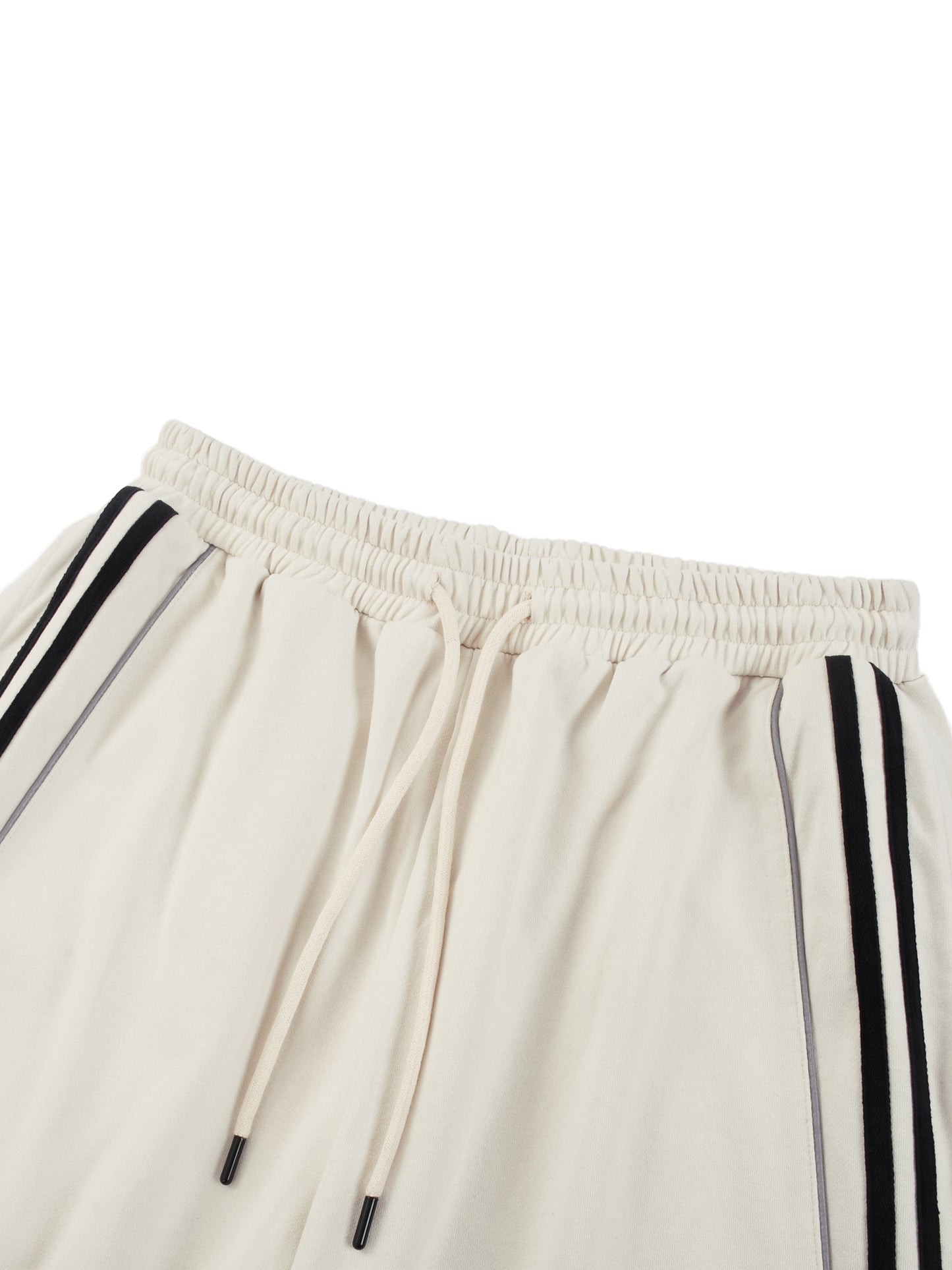WAKE UP Reflection Striped Straight-Leg Sweatpants
