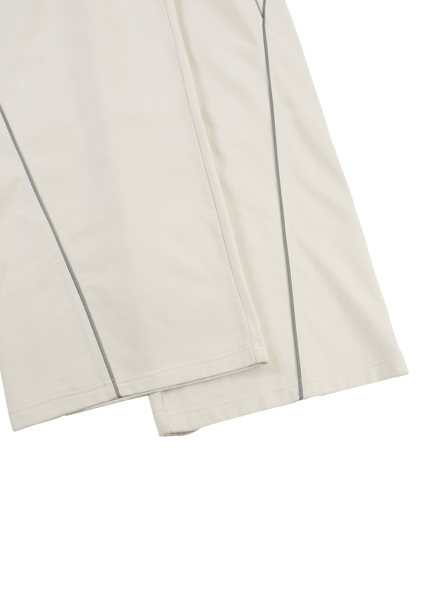WAKE UP Reflection Striped Straight-Leg Sweatpants