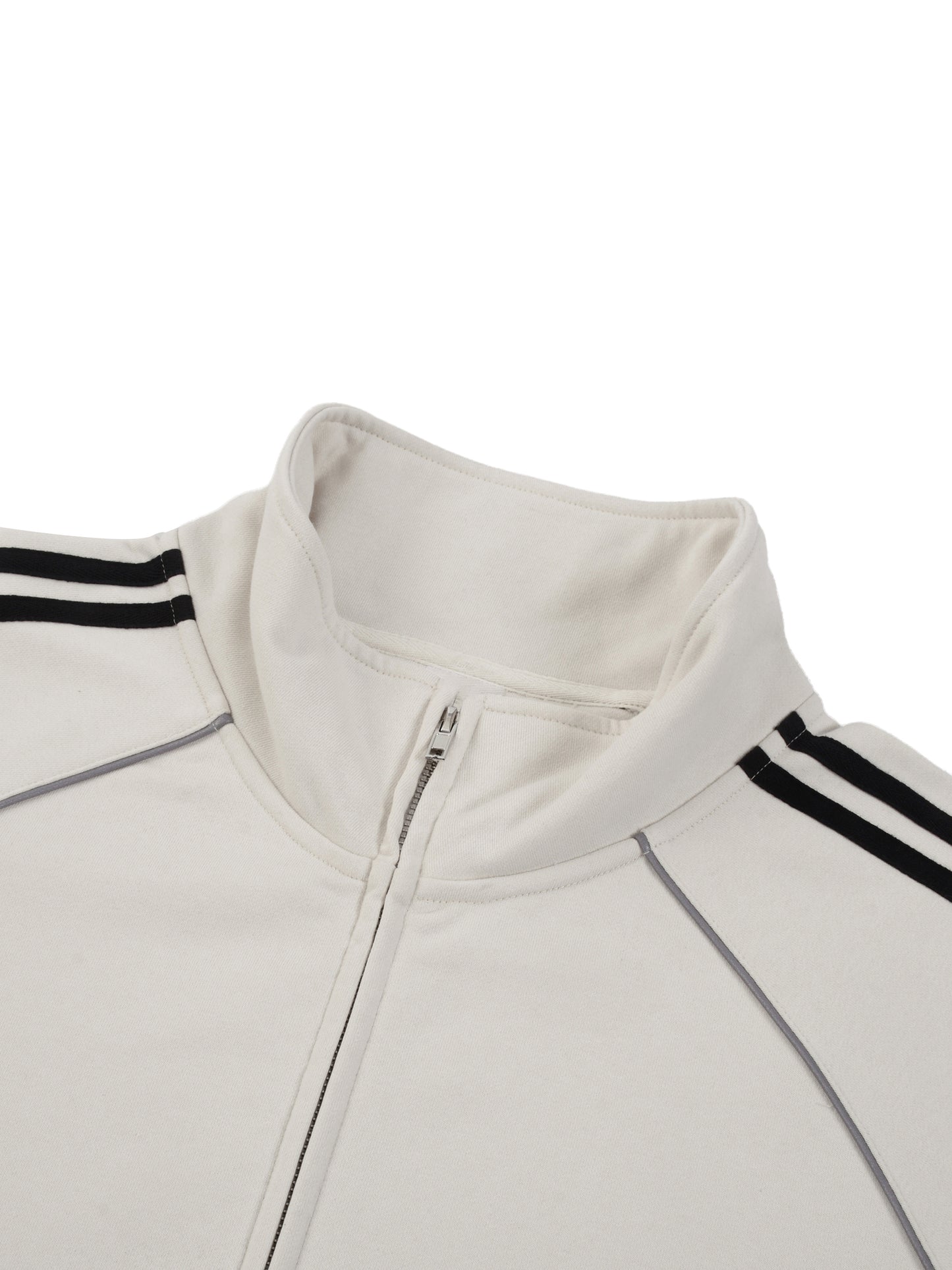 WAKE UP Reflection Striped Raglan Sleeve Jacket