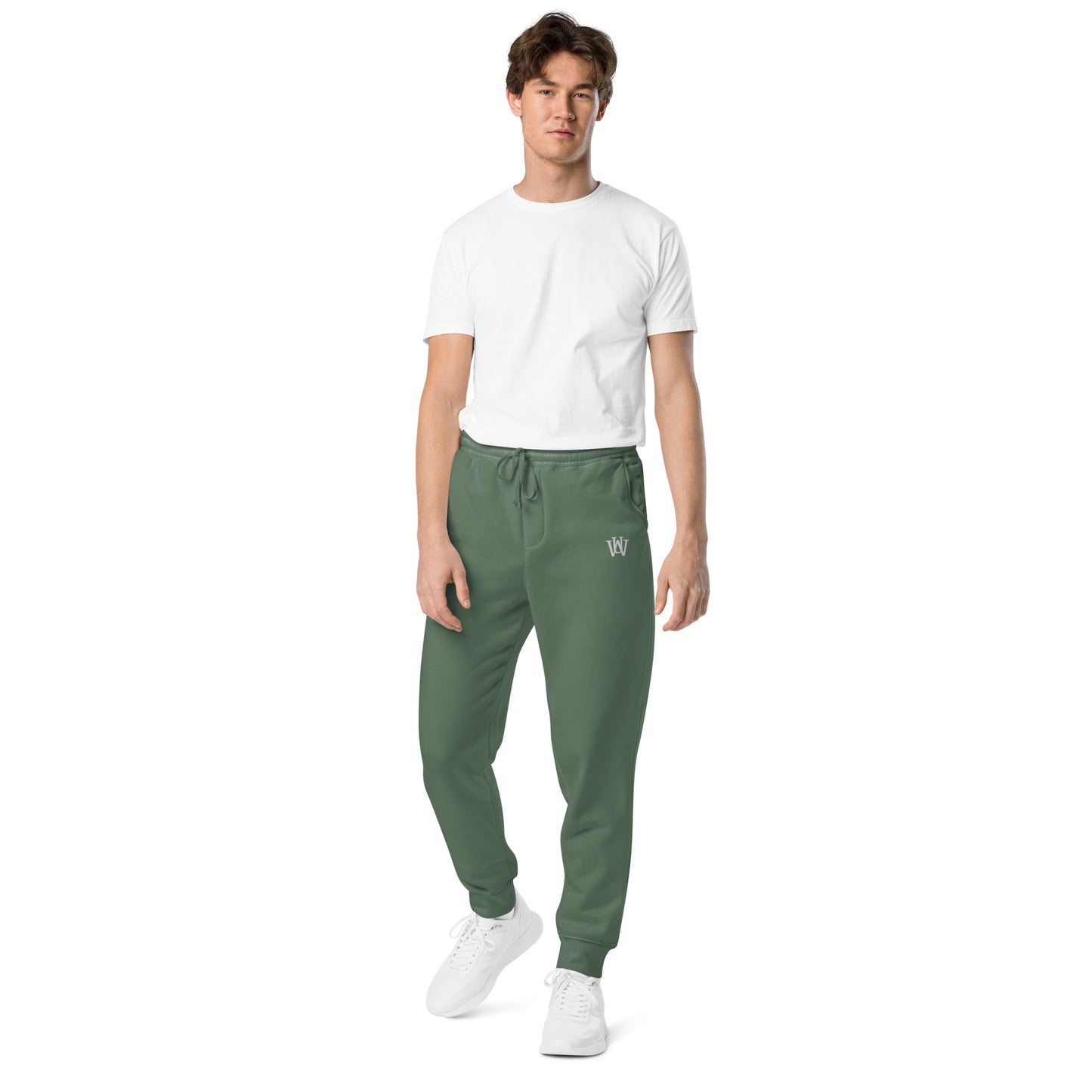 WAKE UP Pigment-Dyed Sweatpants (Embroidery)