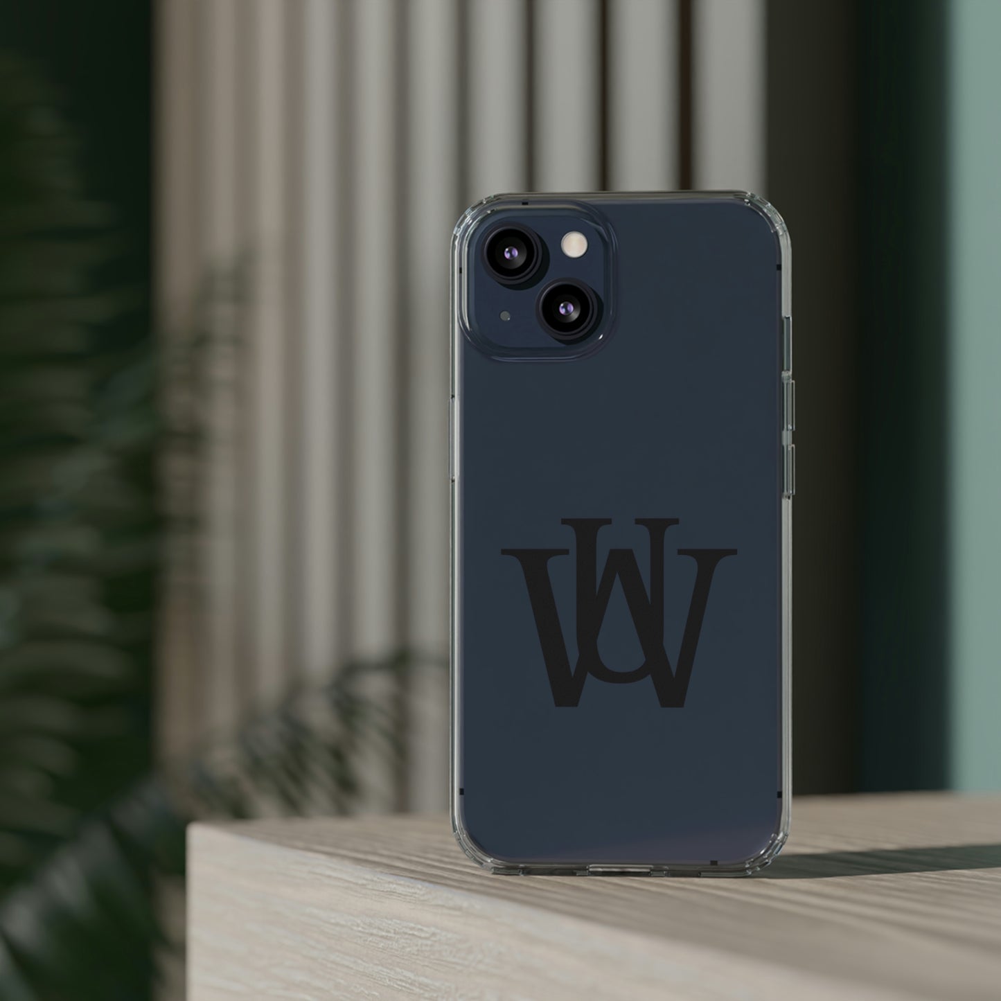 WAKE UP Phone Case (CLEAR BLACK)