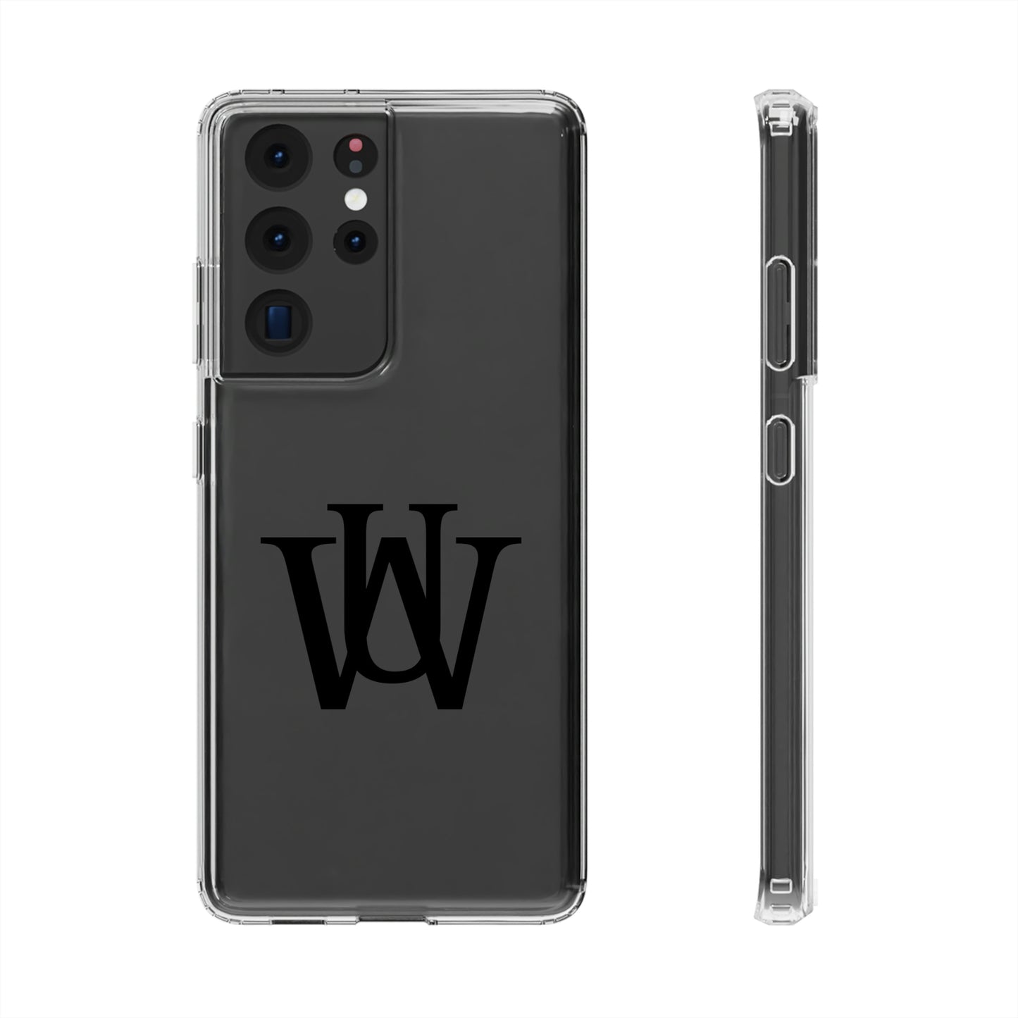 WAKE UP Phone Case (CLEAR BLACK)