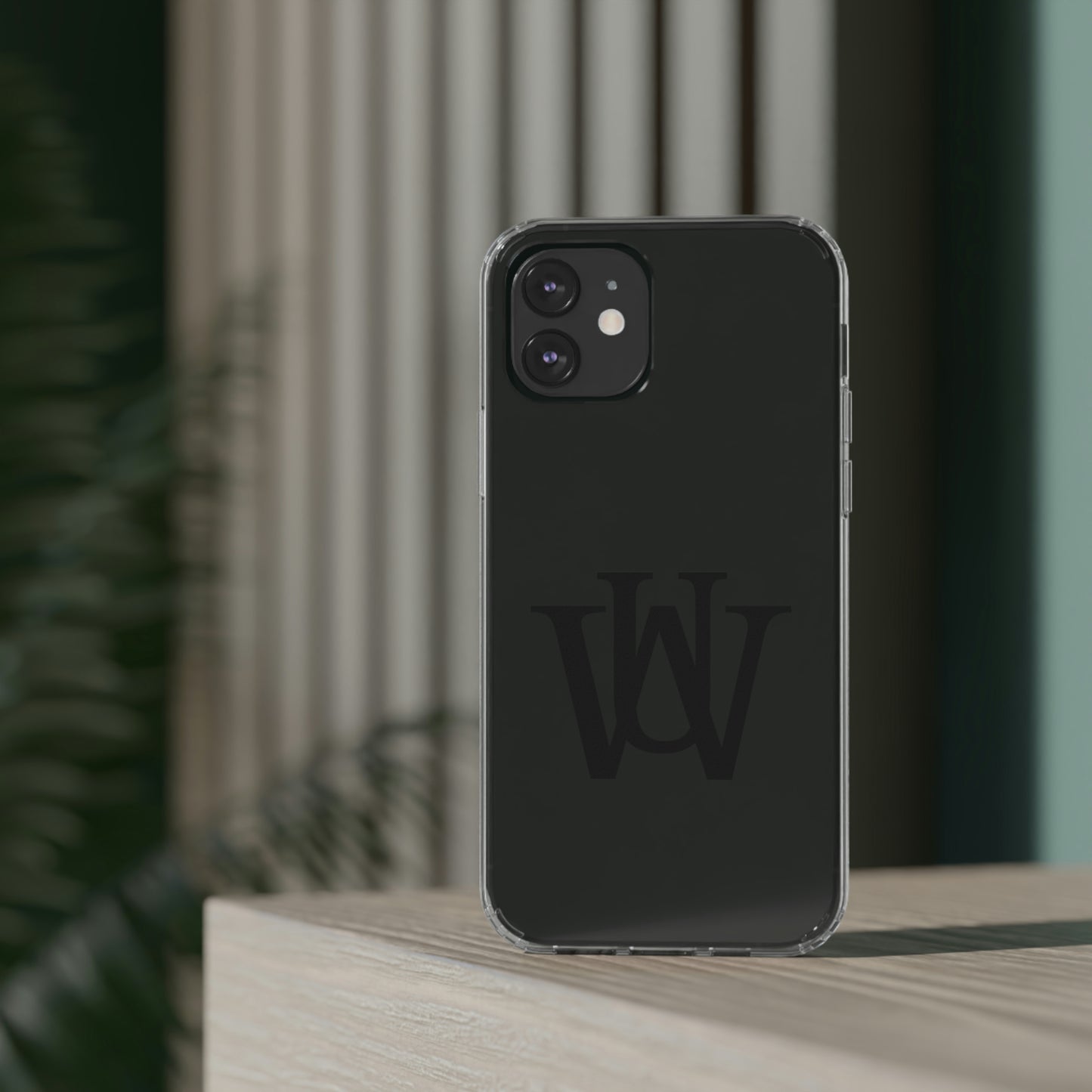 WAKE UP Phone Case (CLEAR BLACK)