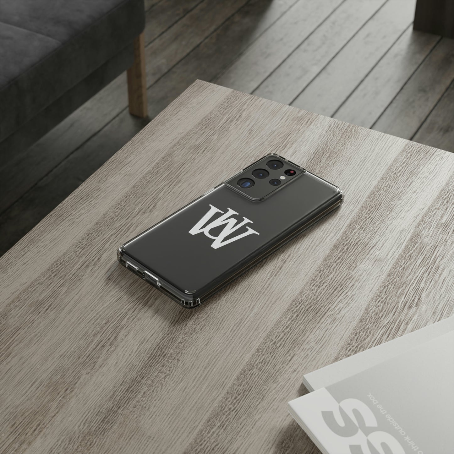 WAKE UP Phone Case (CLEAR WHITE)