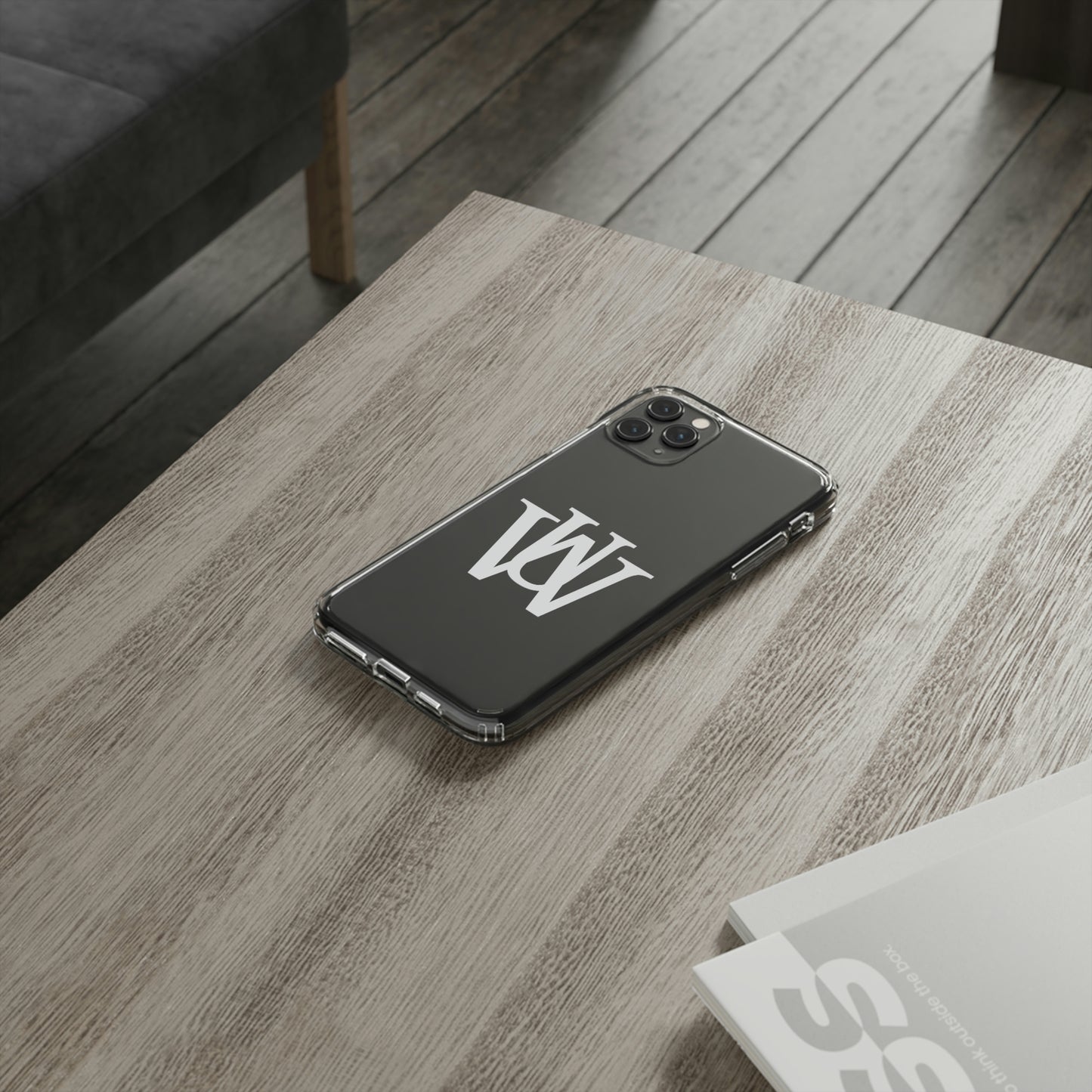 WAKE UP Phone Case (CLEAR WHITE)
