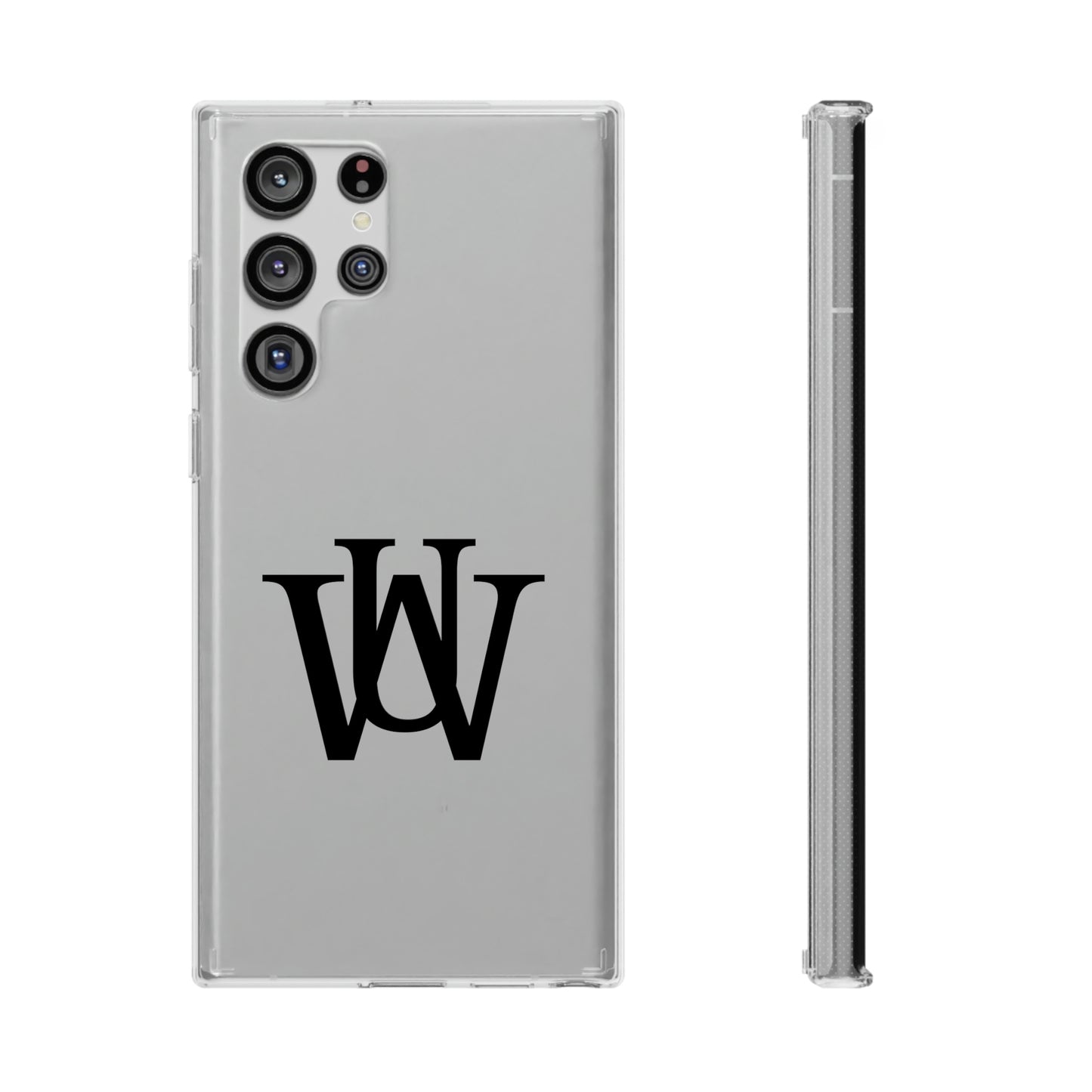 WAKE UP Phone Case (CLEAR BLACK)