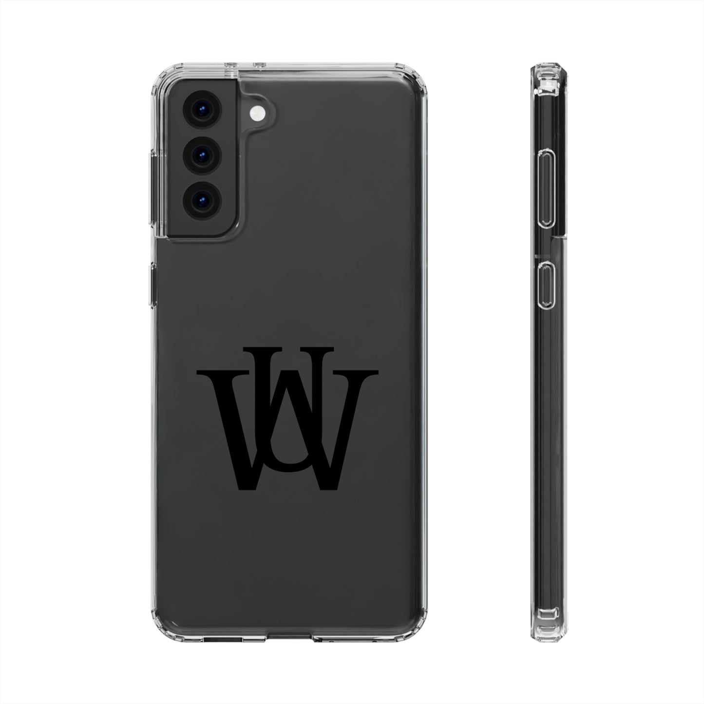 WAKE UP Phone Case (CLEAR BLACK)