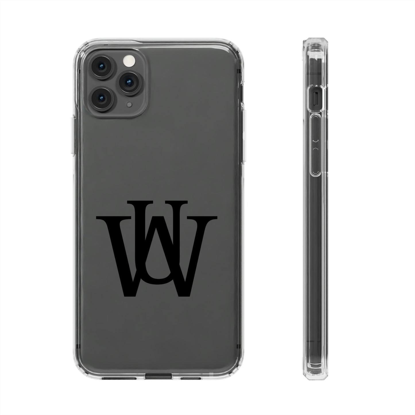 WAKE UP Phone Case (CLEAR BLACK)