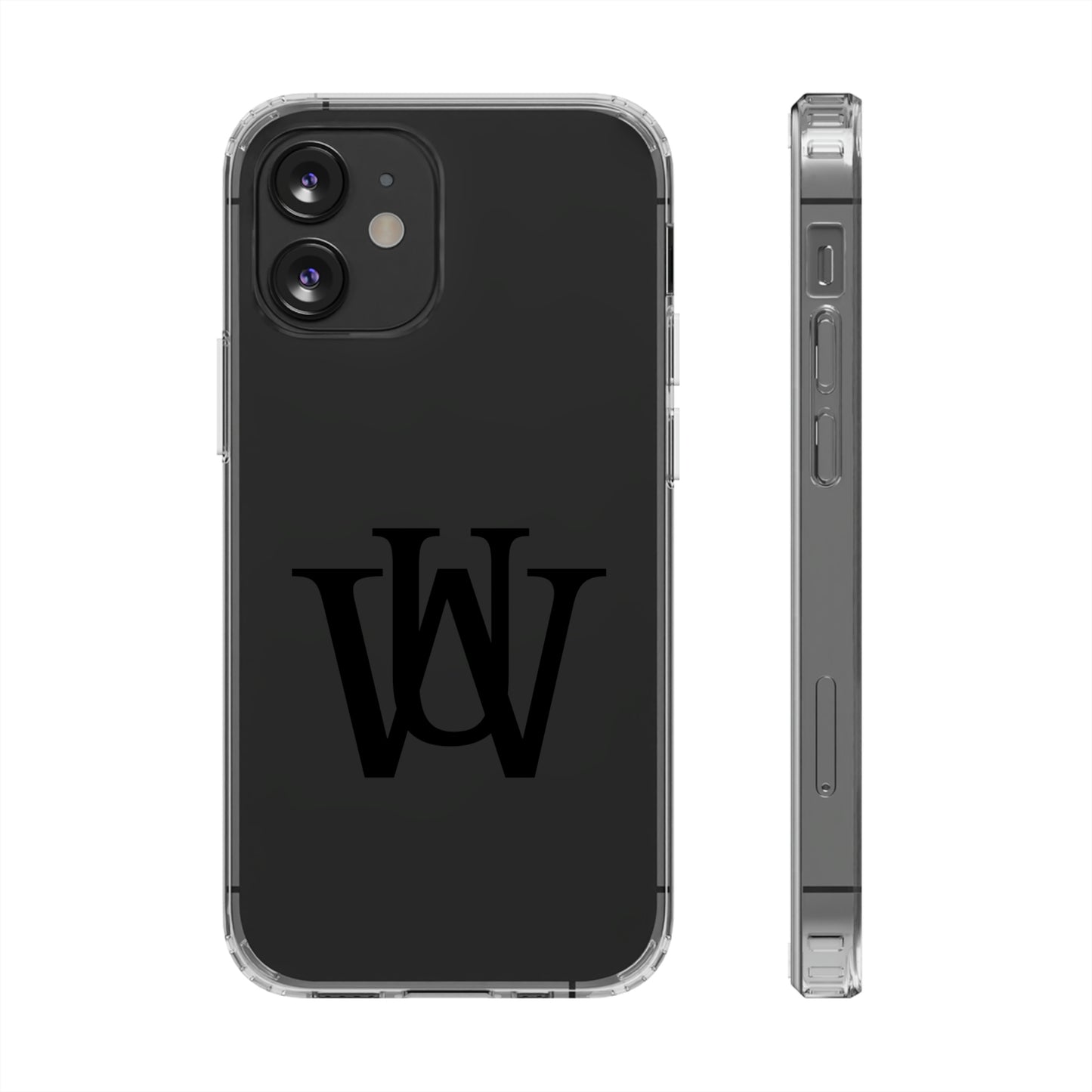 WAKE UP Phone Case (CLEAR BLACK)