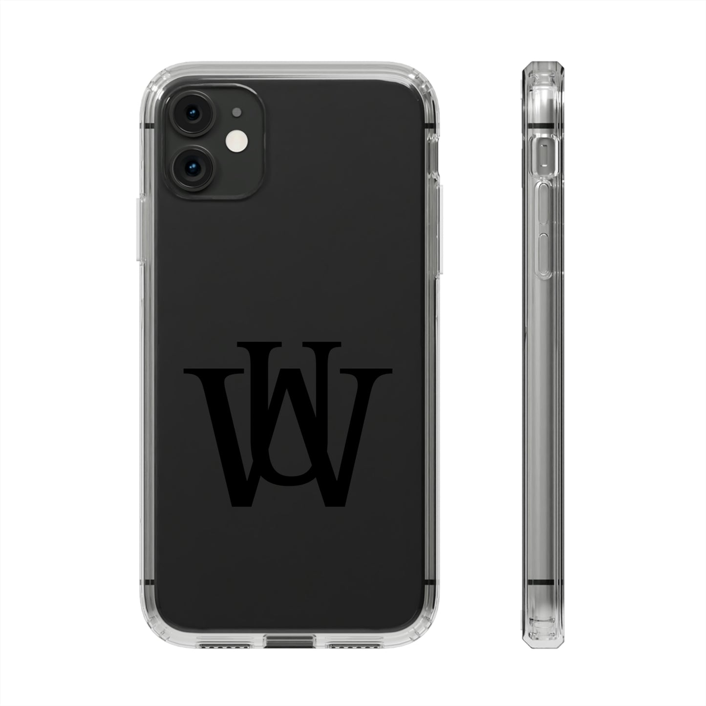 WAKE UP Phone Case (CLEAR BLACK)