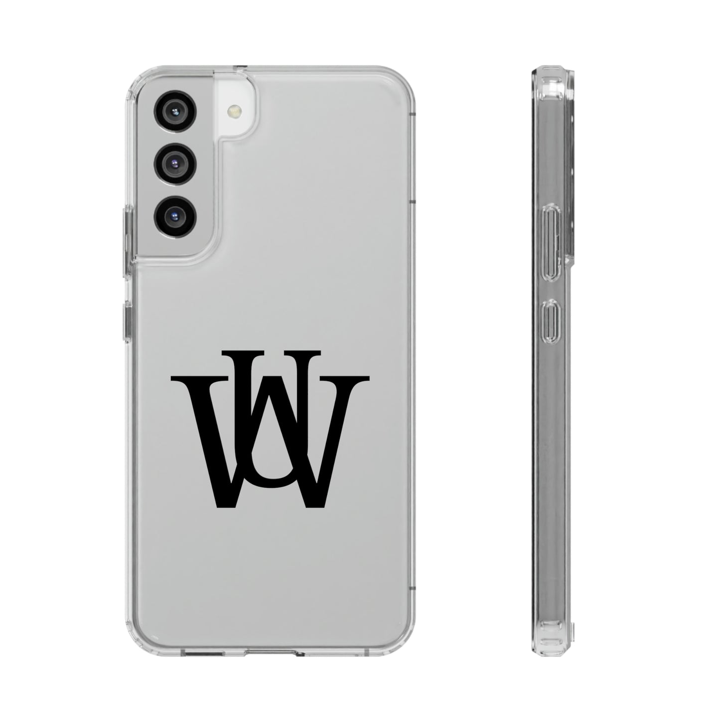 WAKE UP Phone Case (CLEAR BLACK)