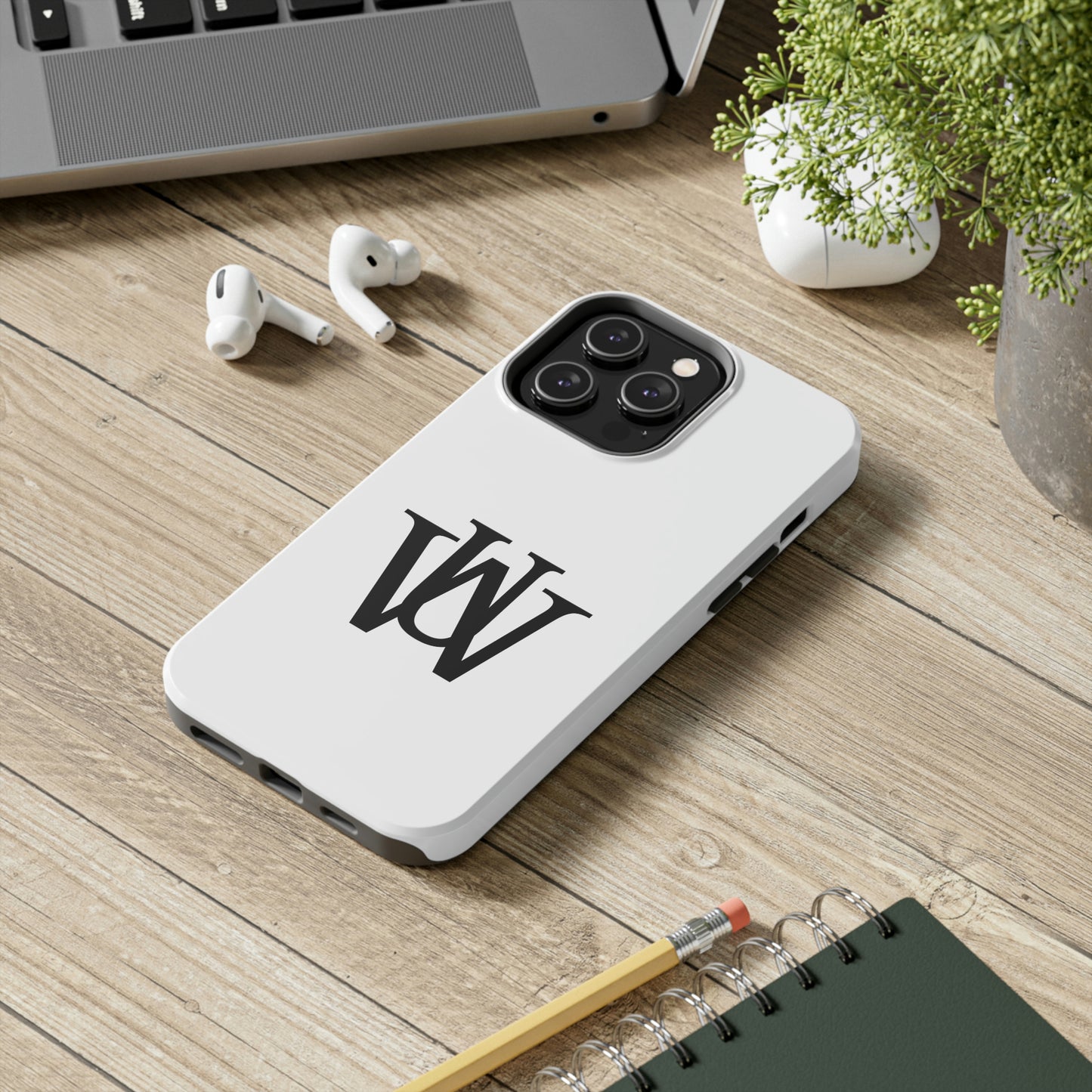 WAKE UP Phone Case (White)
