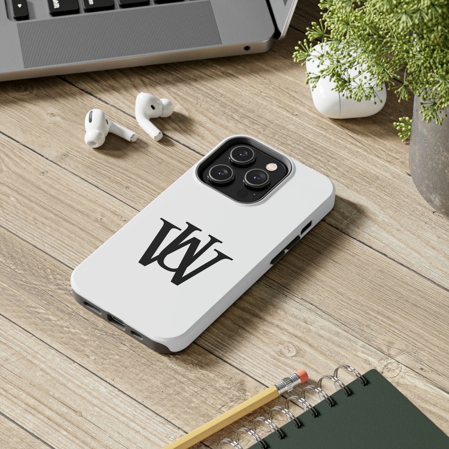 WAKE UP Phone Case (White)