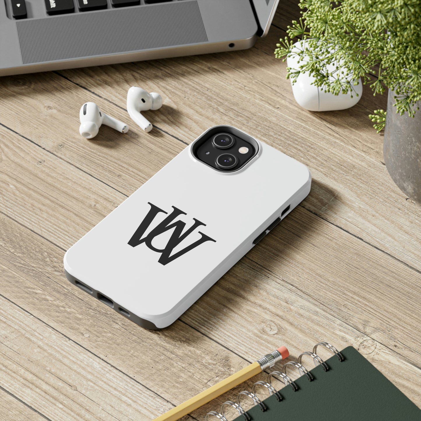 WAKE UP Phone Case (White)