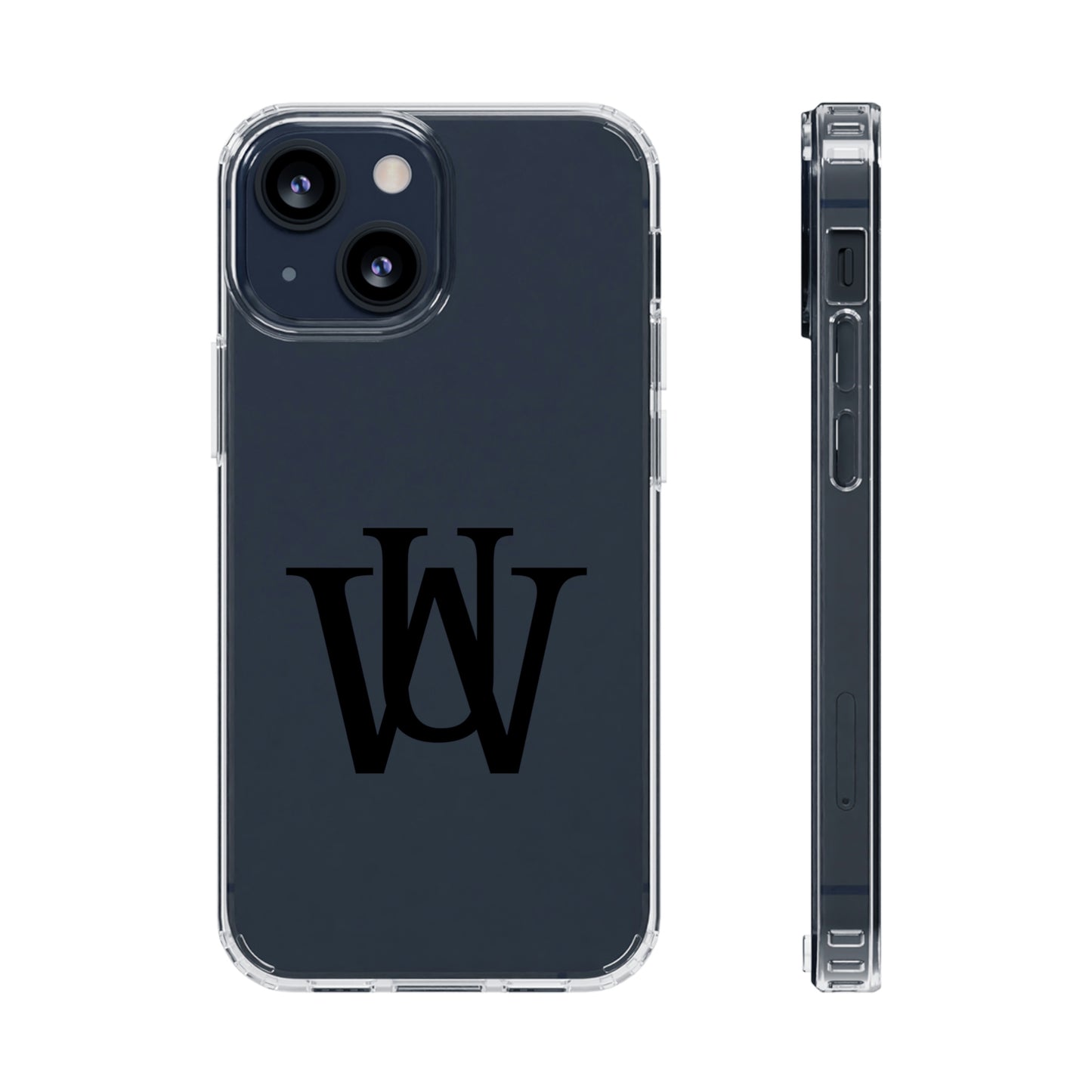 WAKE UP Phone Case (CLEAR BLACK)