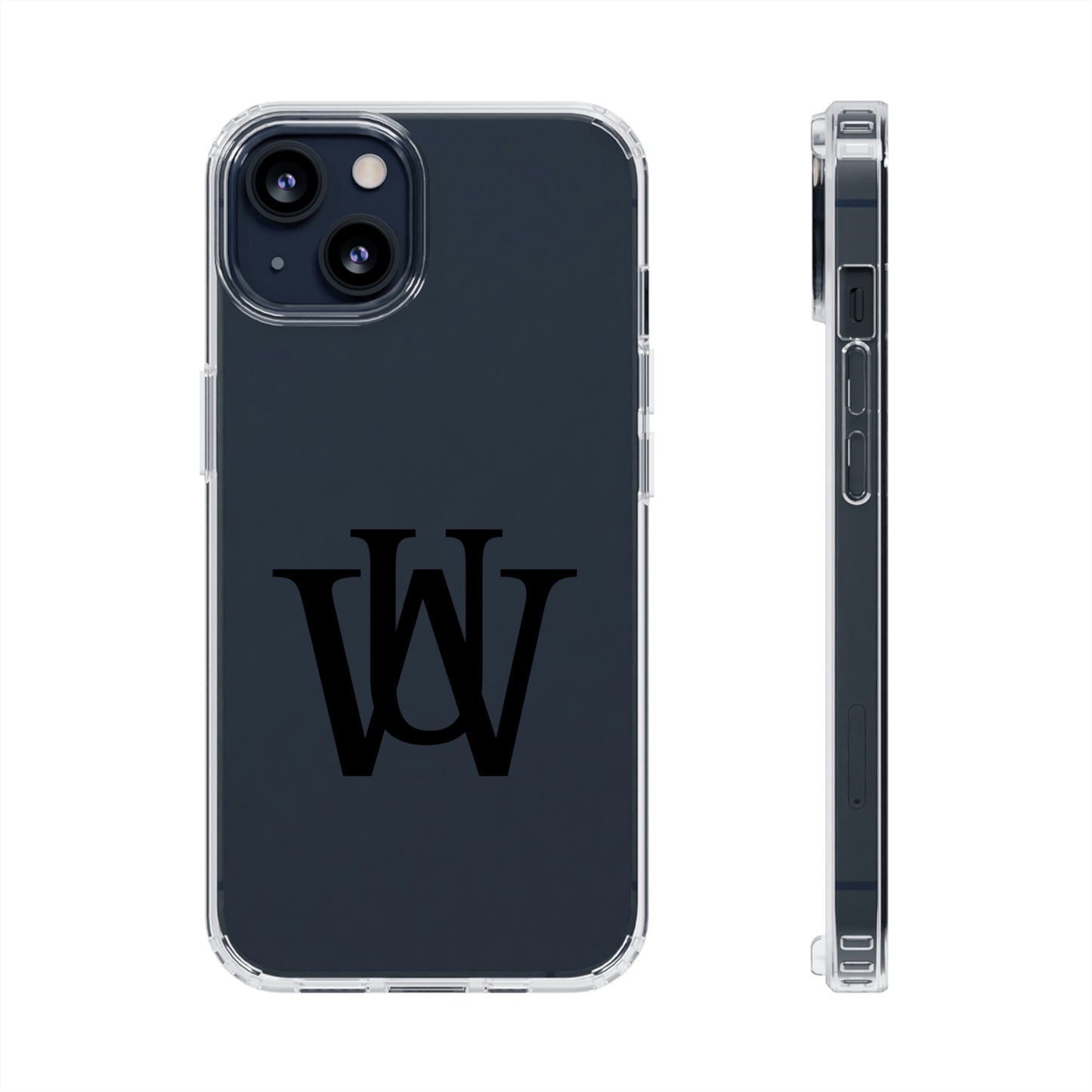 WAKE UP Phone Case (CLEAR BLACK)