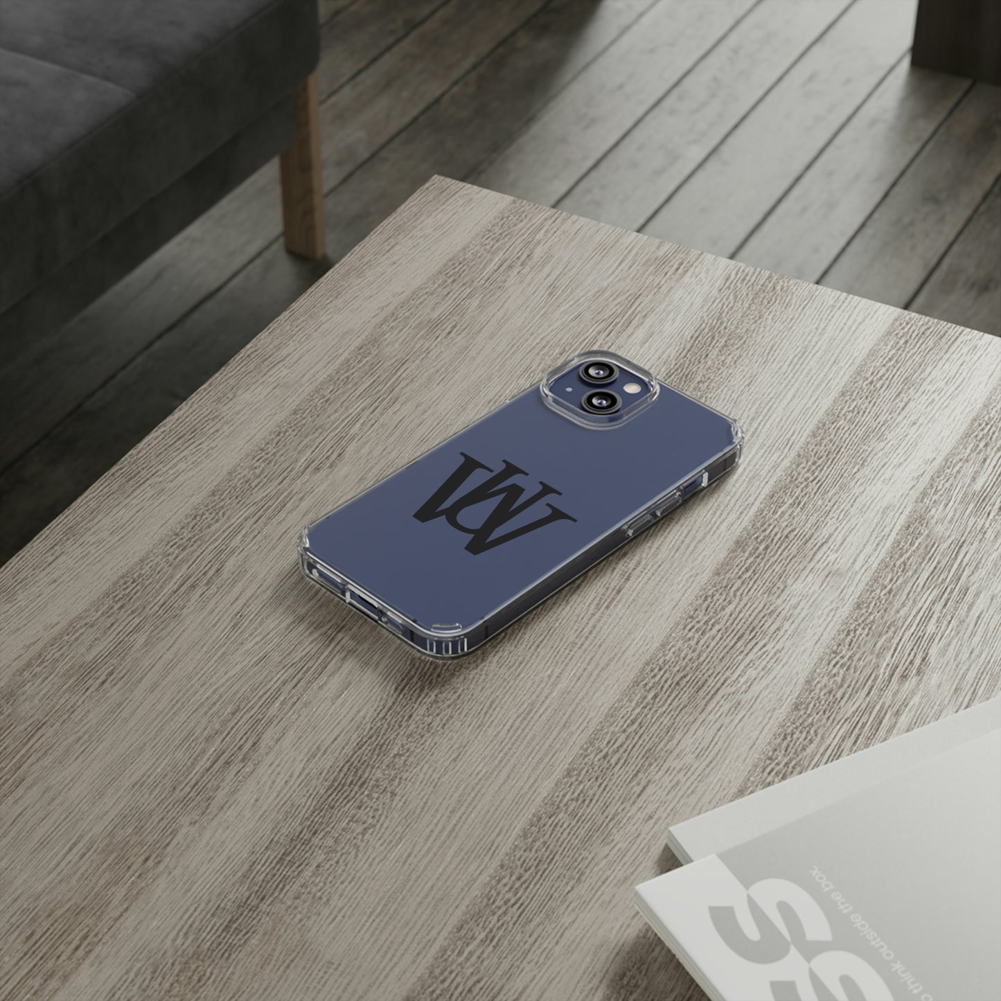 WAKE UP Phone Case (CLEAR BLACK)