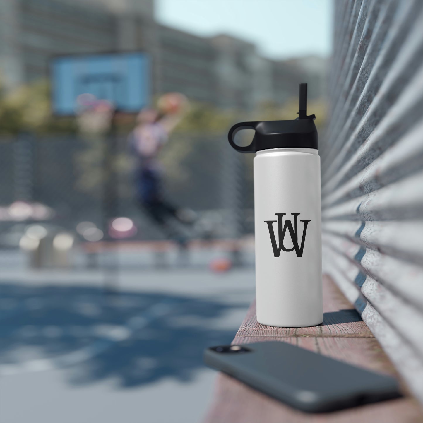 WAKE UP Stainless Steel Water Bottle