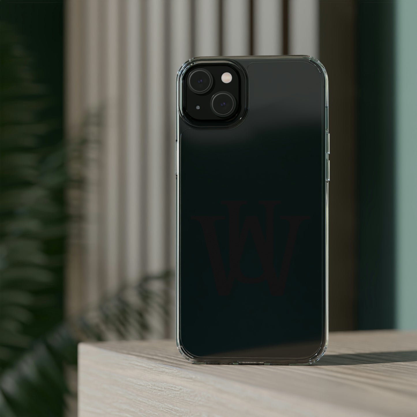 WAKE UP Phone Case (CLEAR BLACK)