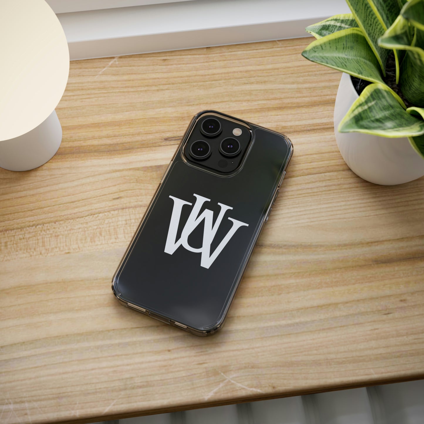 WAKE UP Phone Case (CLEAR WHITE)