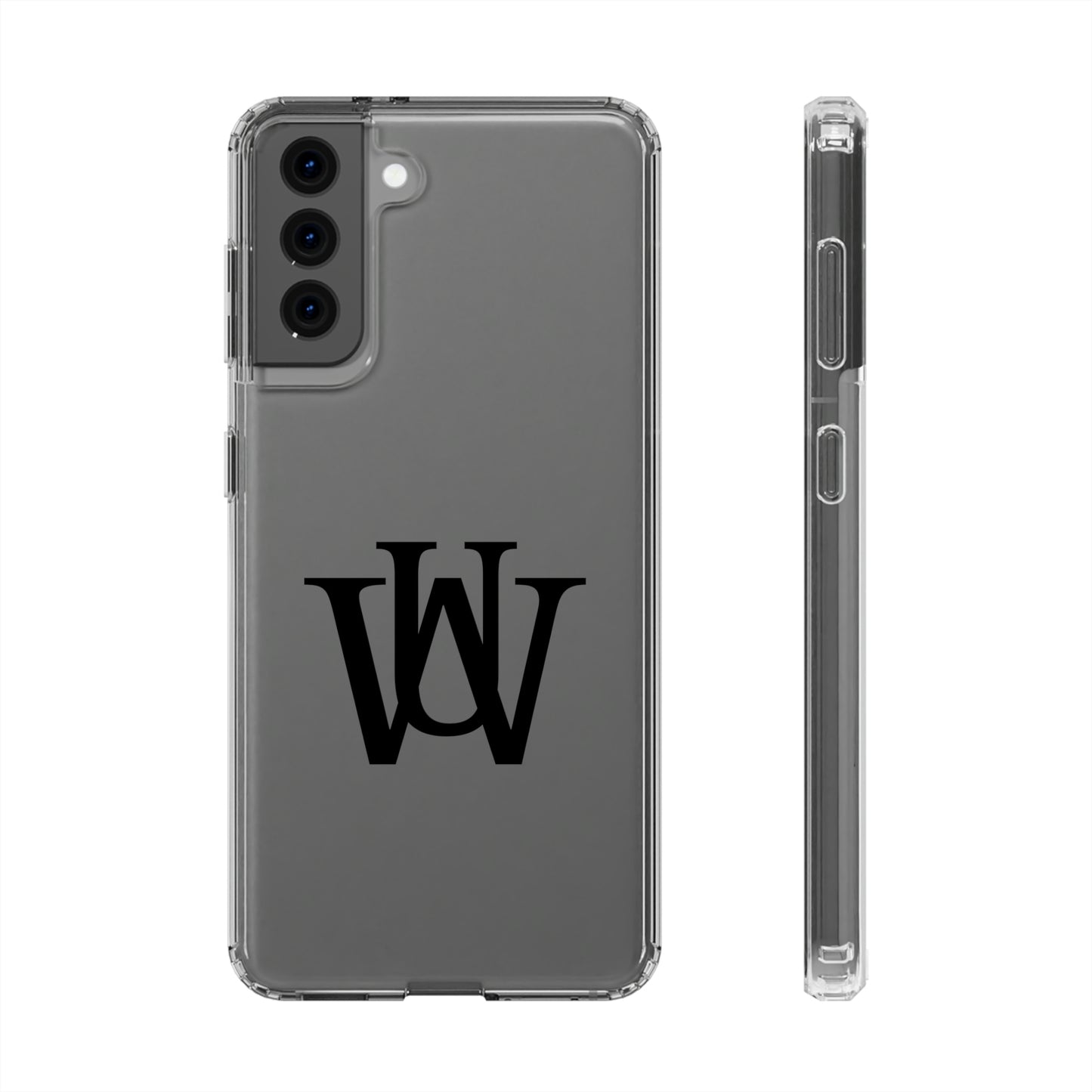 WAKE UP Phone Case (CLEAR BLACK)