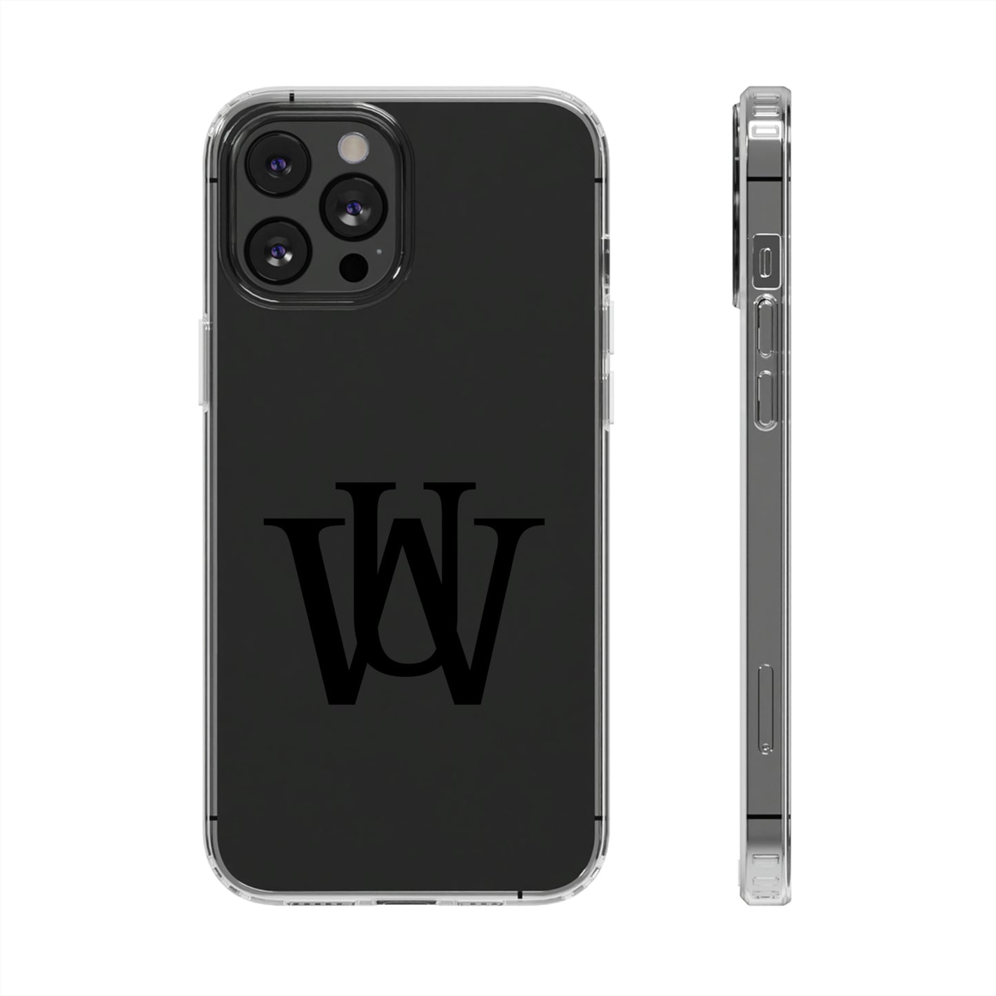 WAKE UP Phone Case (CLEAR BLACK)