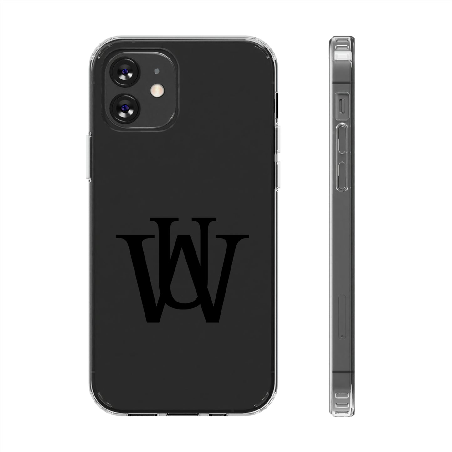WAKE UP Phone Case (CLEAR BLACK)