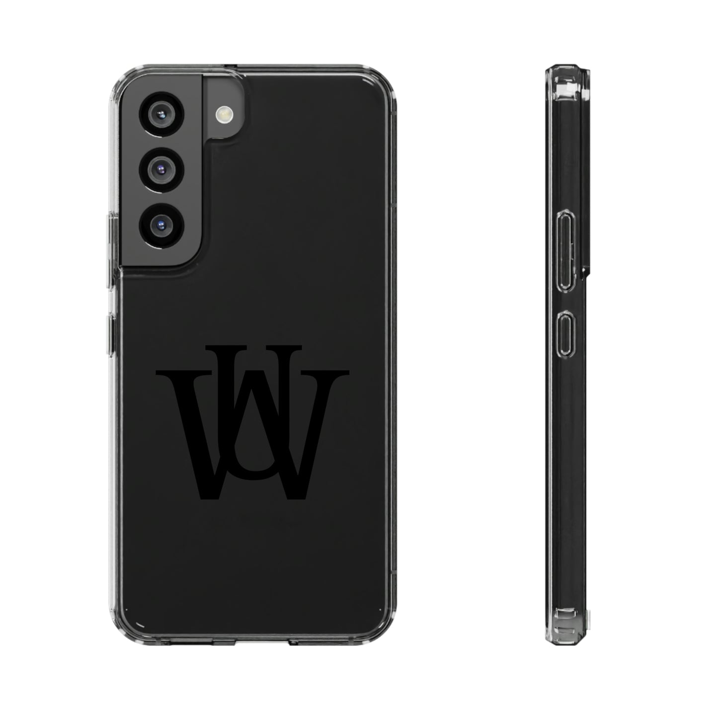 WAKE UP Phone Case (CLEAR BLACK)
