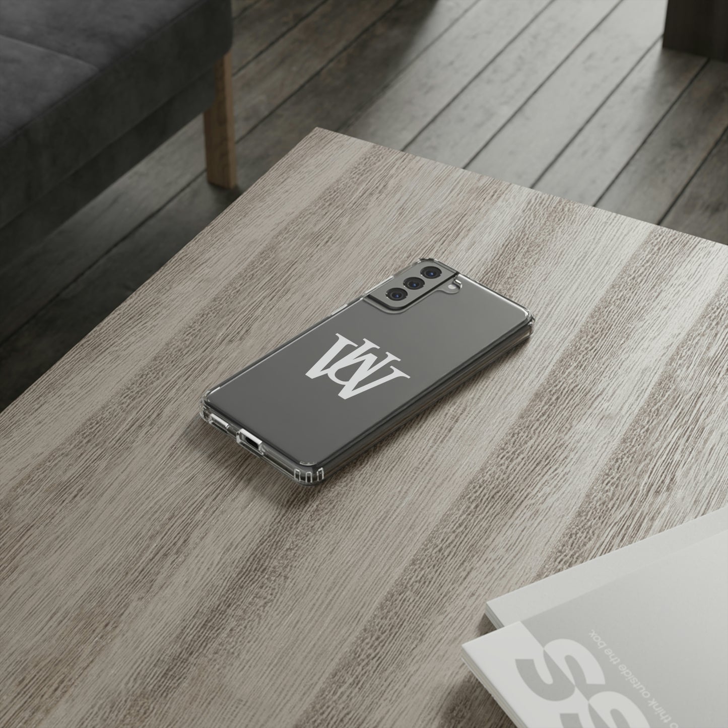 WAKE UP Phone Case (CLEAR WHITE)