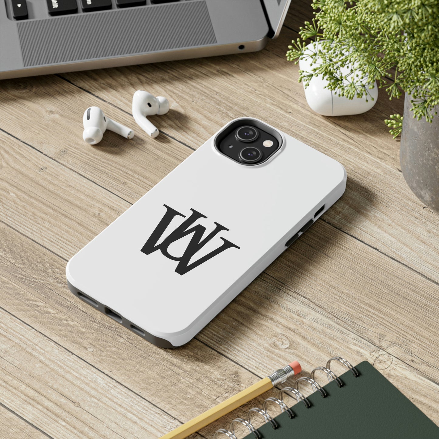 WAKE UP Phone Case (White)