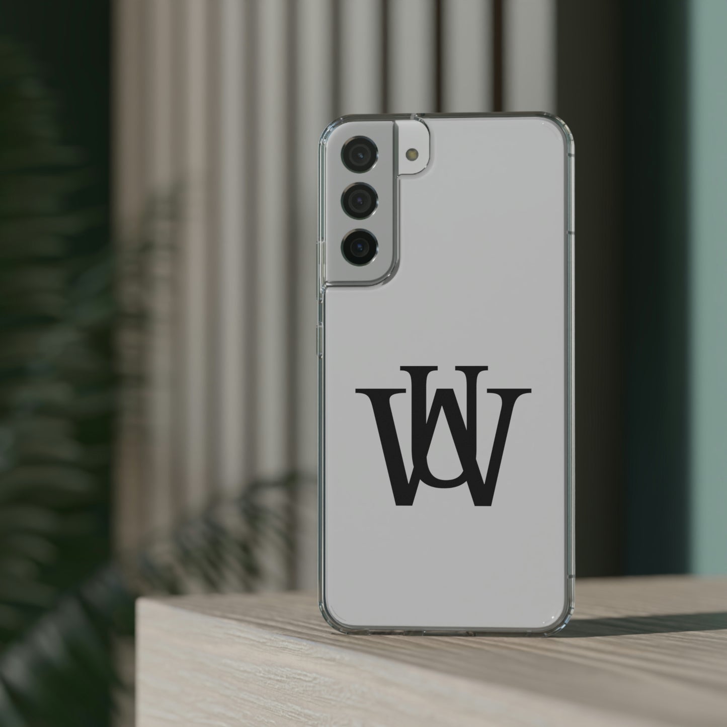 WAKE UP Phone Case (CLEAR BLACK)