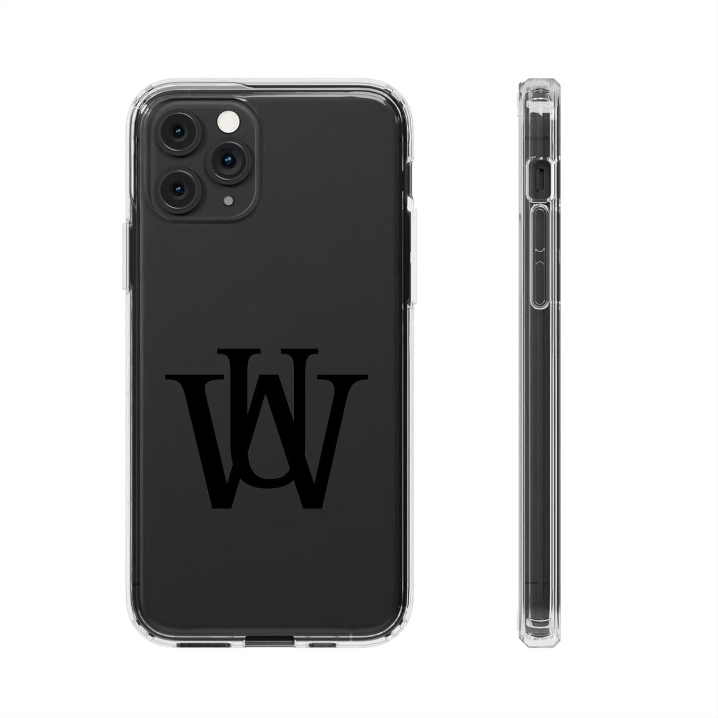 WAKE UP Phone Case (CLEAR BLACK)
