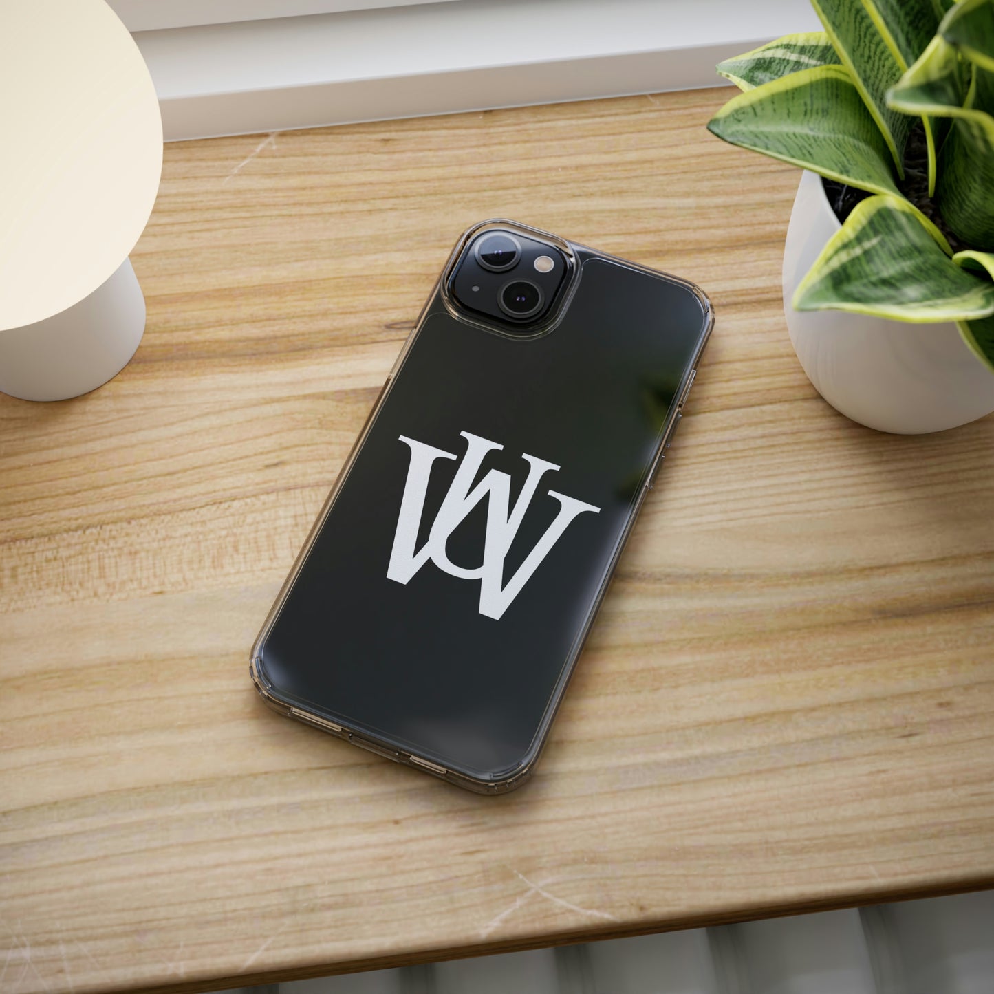 WAKE UP Phone Case (CLEAR WHITE)