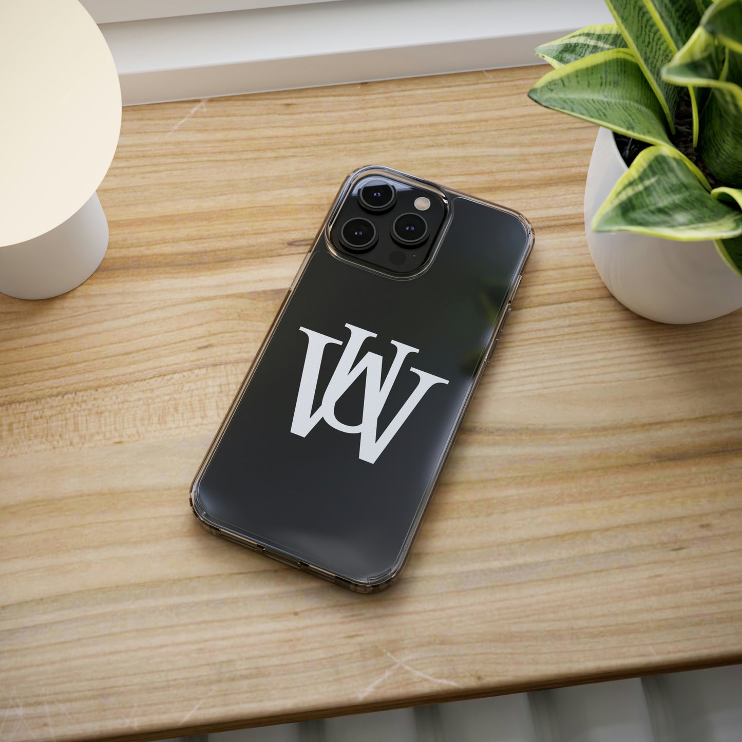 WAKE UP Phone Case (CLEAR WHITE)