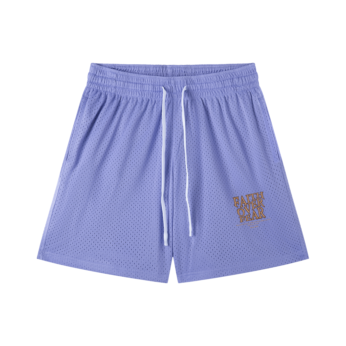 WAKE UP Faith Over Fear Mesh Shorts