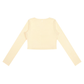 WAKE UP Women's Ruched Long Sleeve Crop T-Shirt