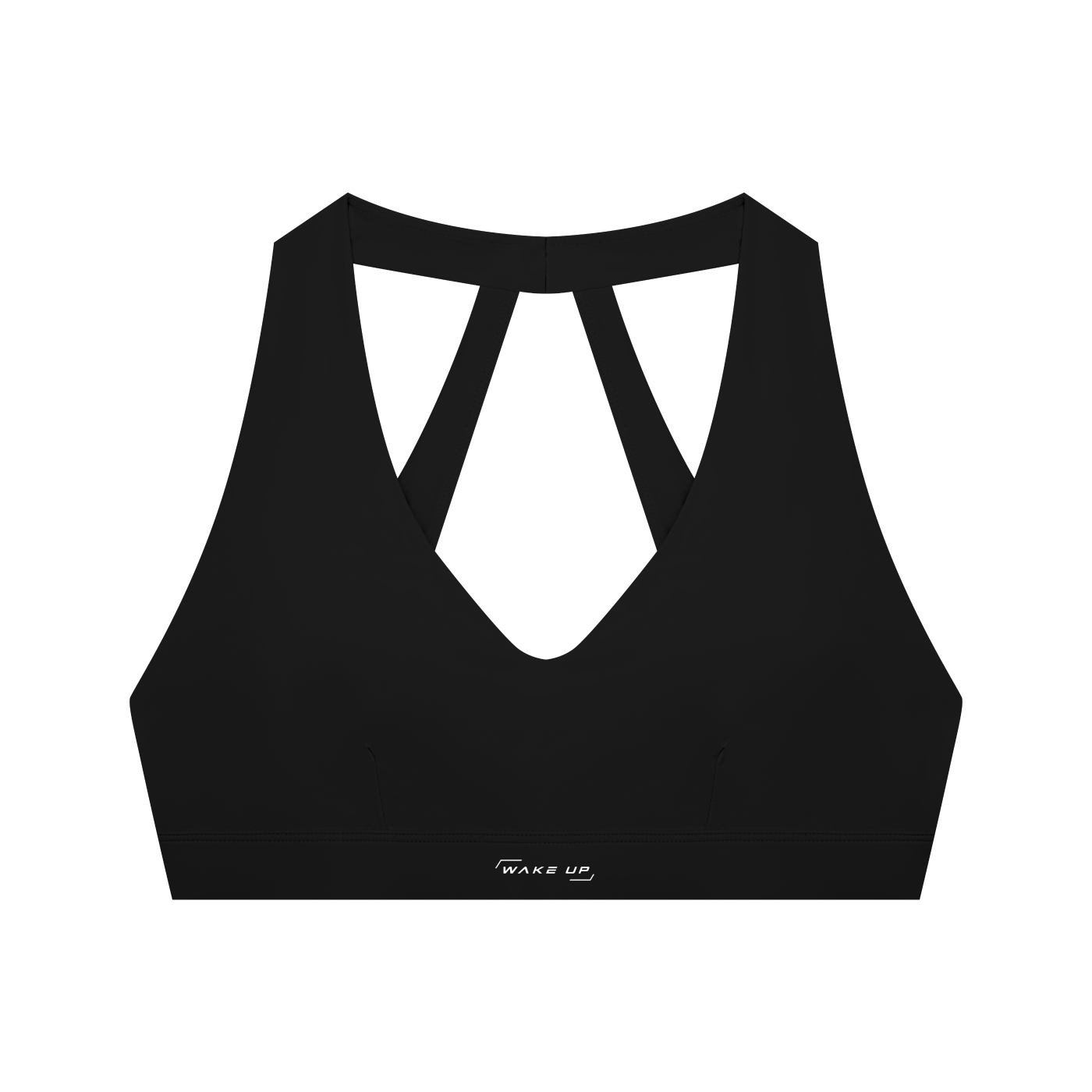 WAKE UP Women's Cropped Sports Bra