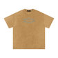 WAKE UP Snow Washed Oversized Cotton T-Shirt