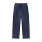 WAKE UP Sun Fade Raw Edge Straight-Leg Sweatpants
