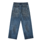 WAKE UP Vintage Wash Baggy Denim Jeans