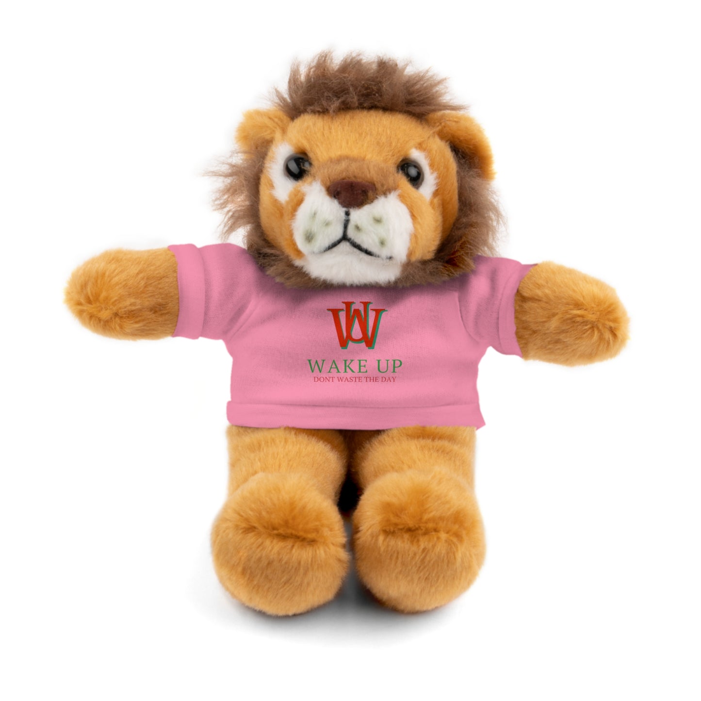 WAKE UP Christmas Stuffed Animals with Tee