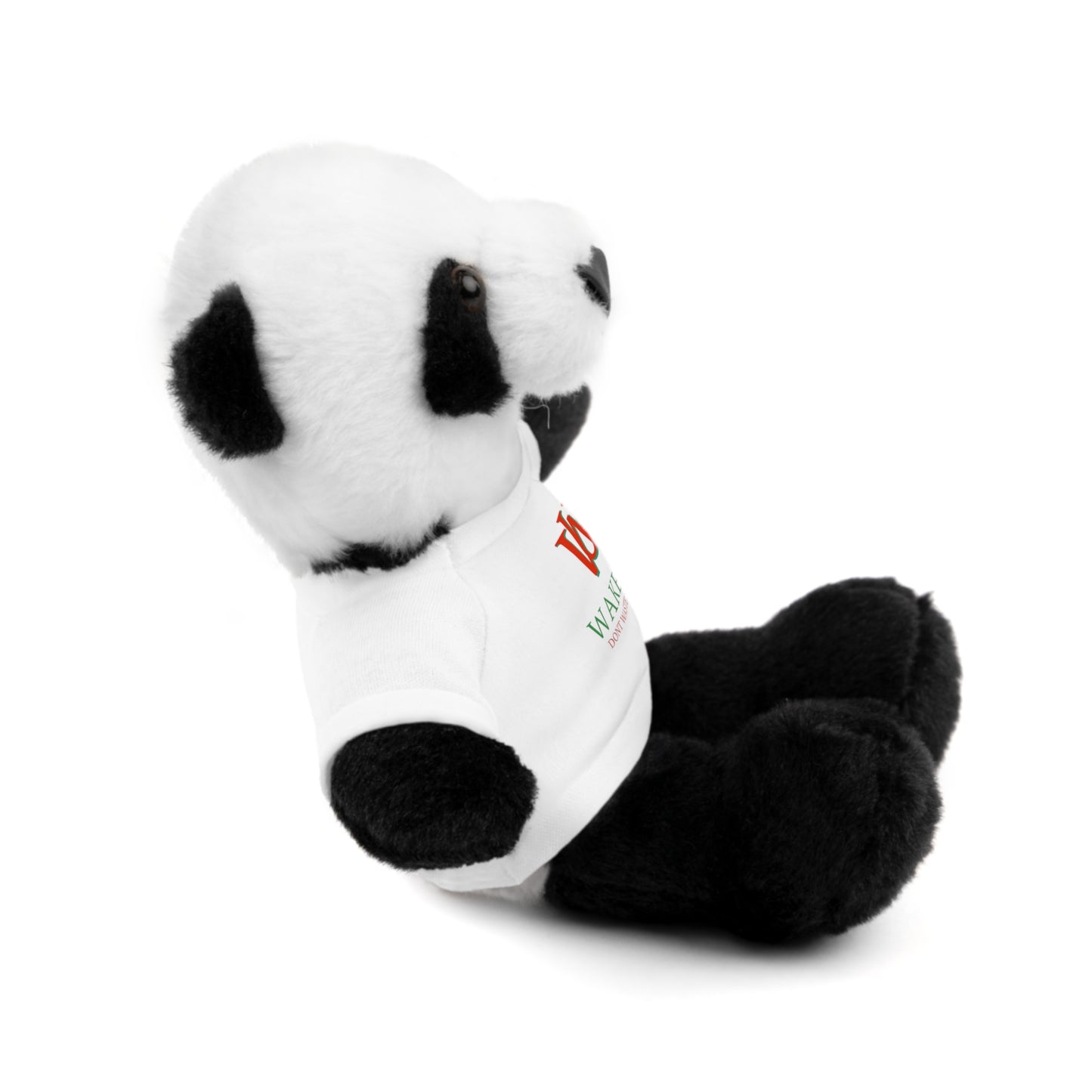 WAKE UP Christmas Stuffed Animals with Tee