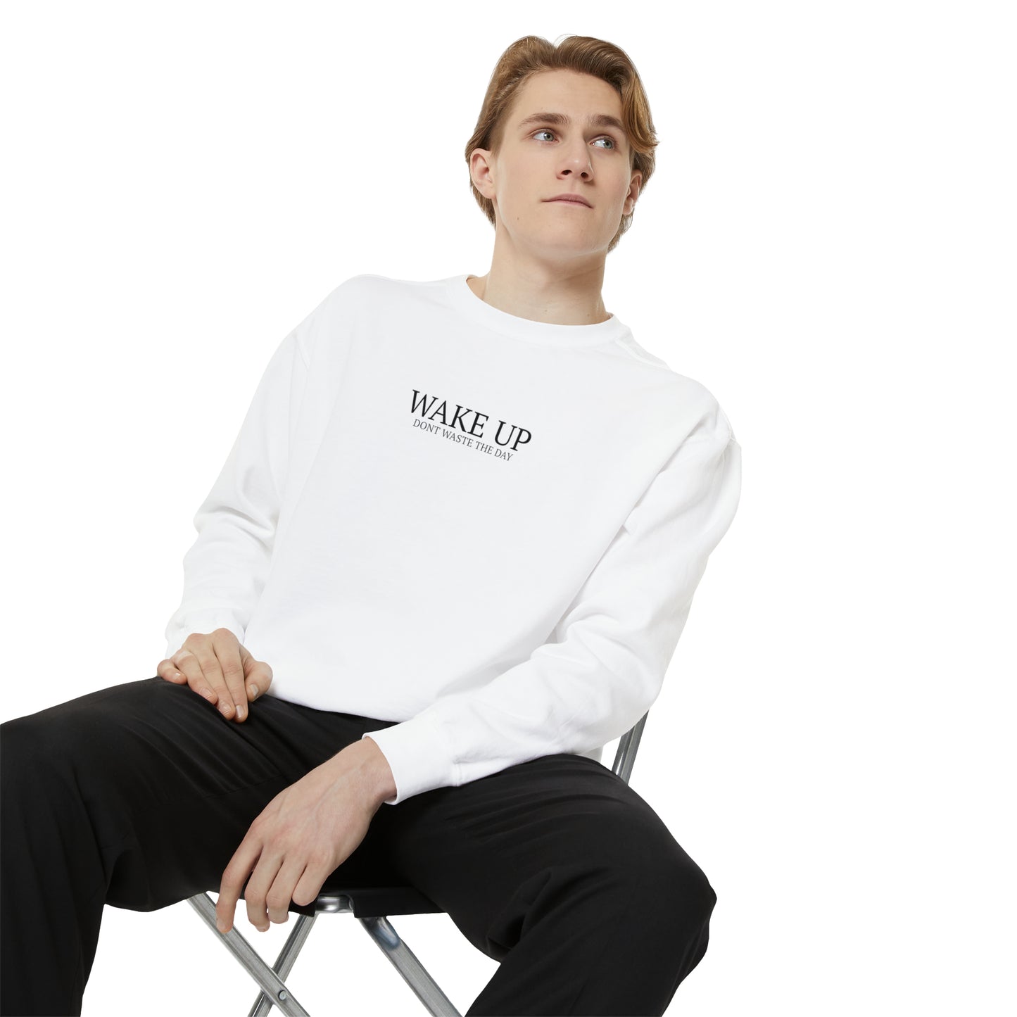 WAKE UP Crewneck (Middle Logo)