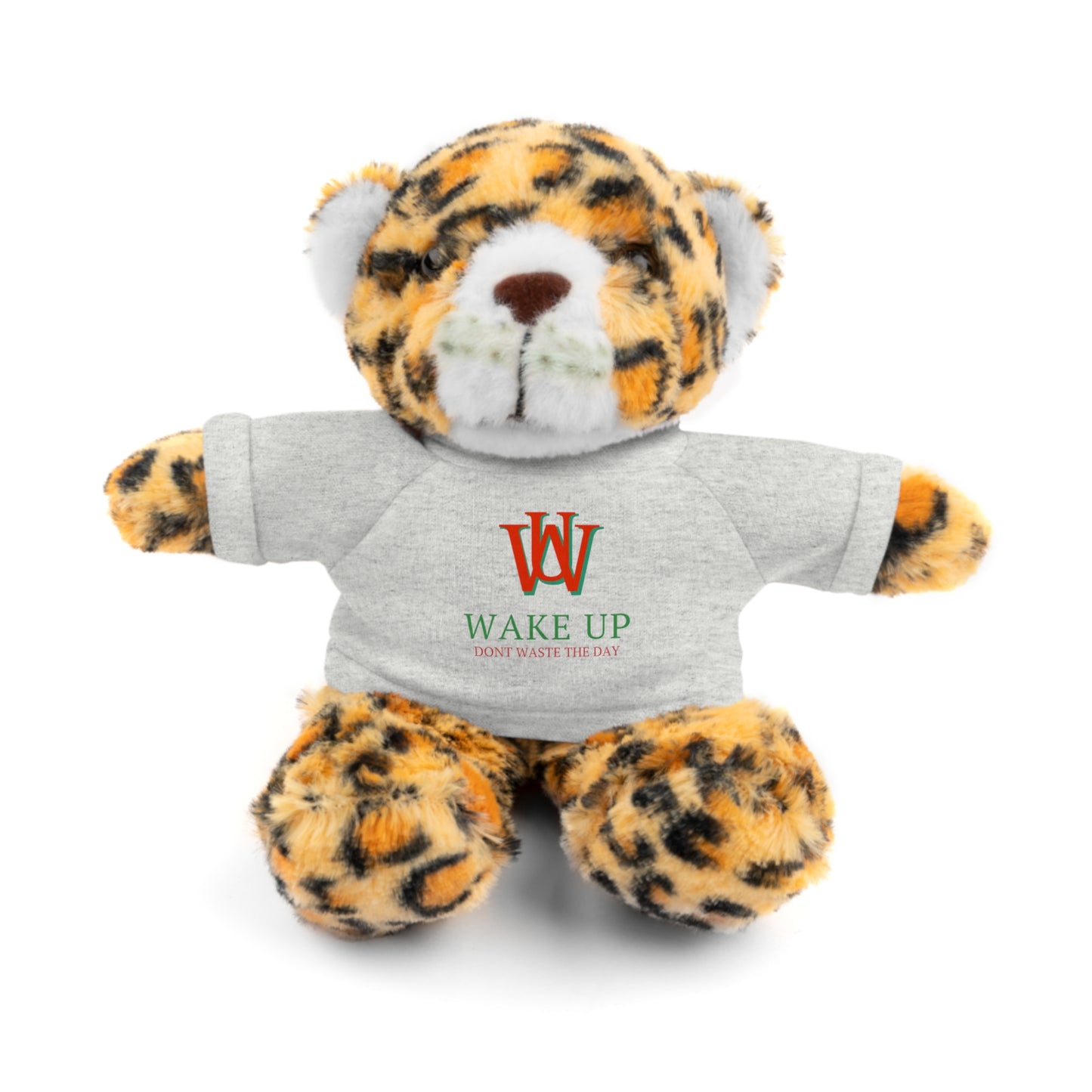 WAKE UP Christmas Stuffed Animals with Tee