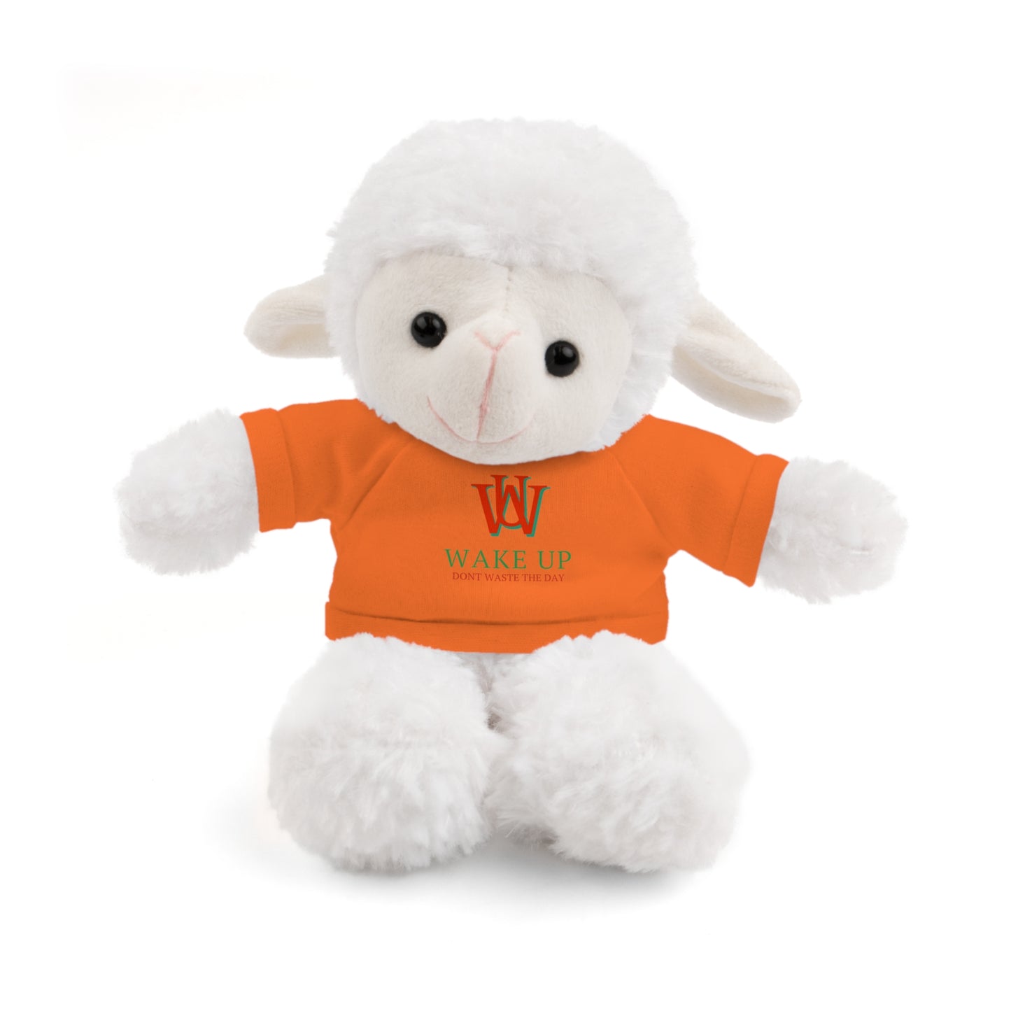 WAKE UP Christmas Stuffed Animals with Tee