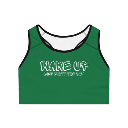WAKE UP Sprots Bra (Green)